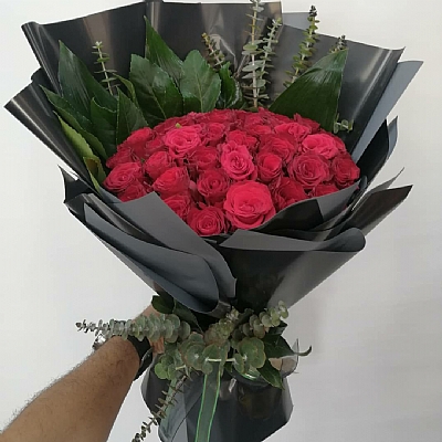 29 Kırmızı Gül Buketi