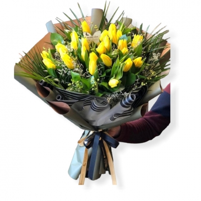 20 Sarı Lale Buketi