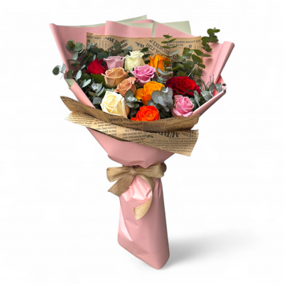 Rengarenk Gül Buketi