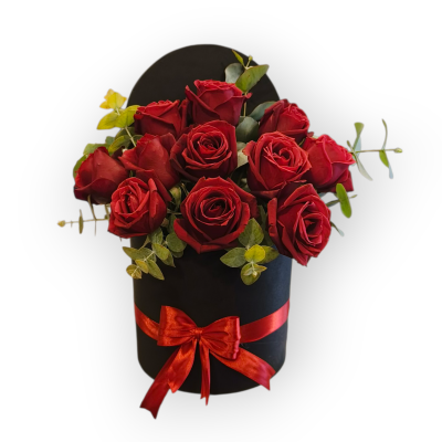 Kutuda 11 Kırmızı Gül