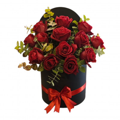 Kutuda 13 Kırmızı Gül