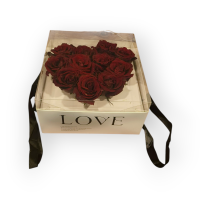 Kalbim Senin Kutuda Kalp Gül